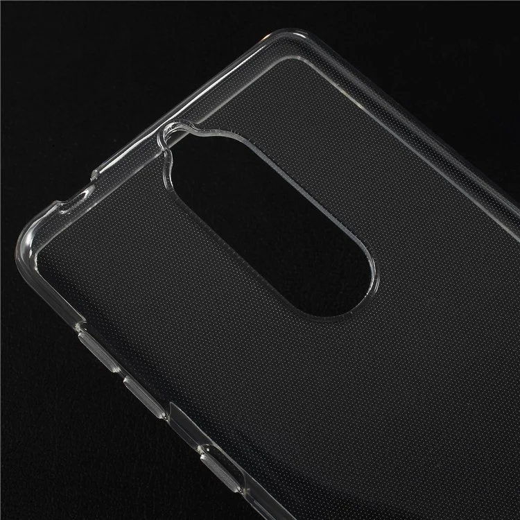 Transparent Soft TPU Mobile Phone Case for Nokia 7 with Non-slip Inner