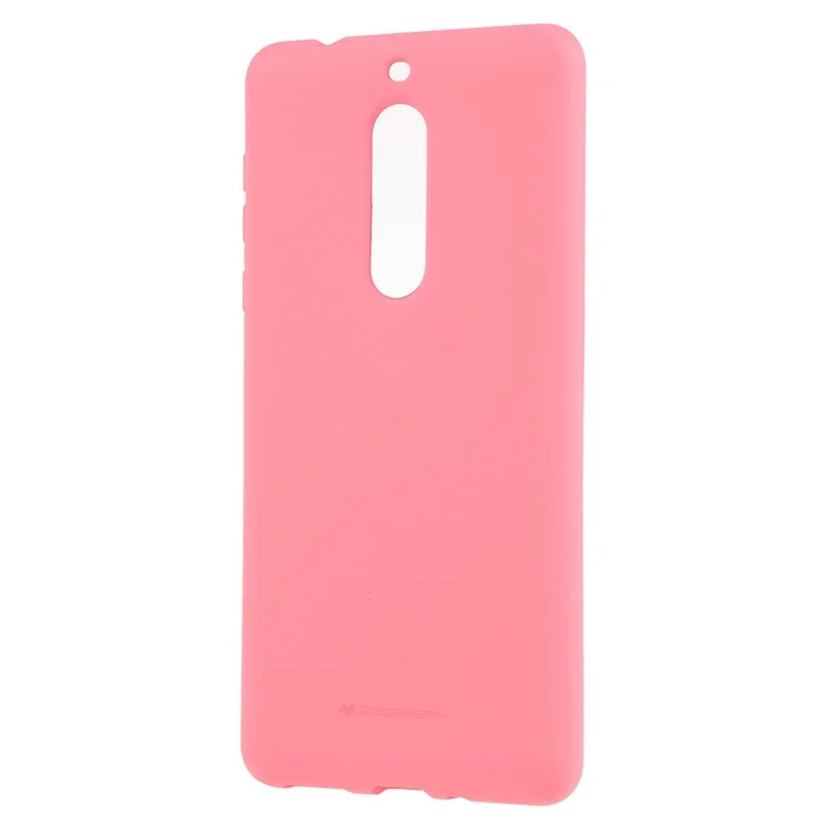 MERCURY GOOSPERY Anti-fingerprint Matte TPU Case for Nokia 5 - Pink