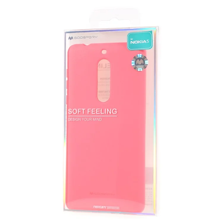 MERCURY GOOSPERY Anti-fingerprint Matte TPU Case for Nokia 5 - Pink
