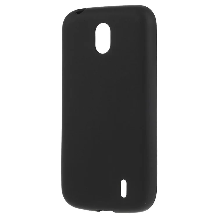 100PCS/Pack Double Sided Matte Anti-fingerprint TPU Case for Nokia 1 - Black