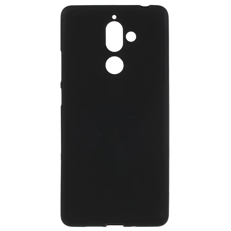 Double-sided Matte TPU Case for Nokia 7 plus - Black
