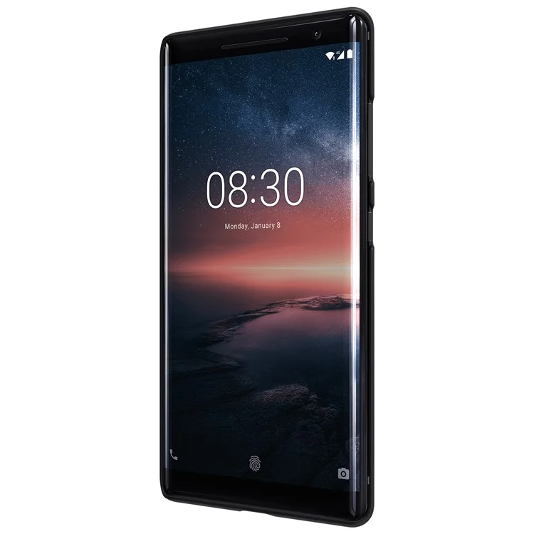 NILLKIN Super Frosted Shield PC Hard Case + Screen Film for Nokia 9/8 Sirocco - Black