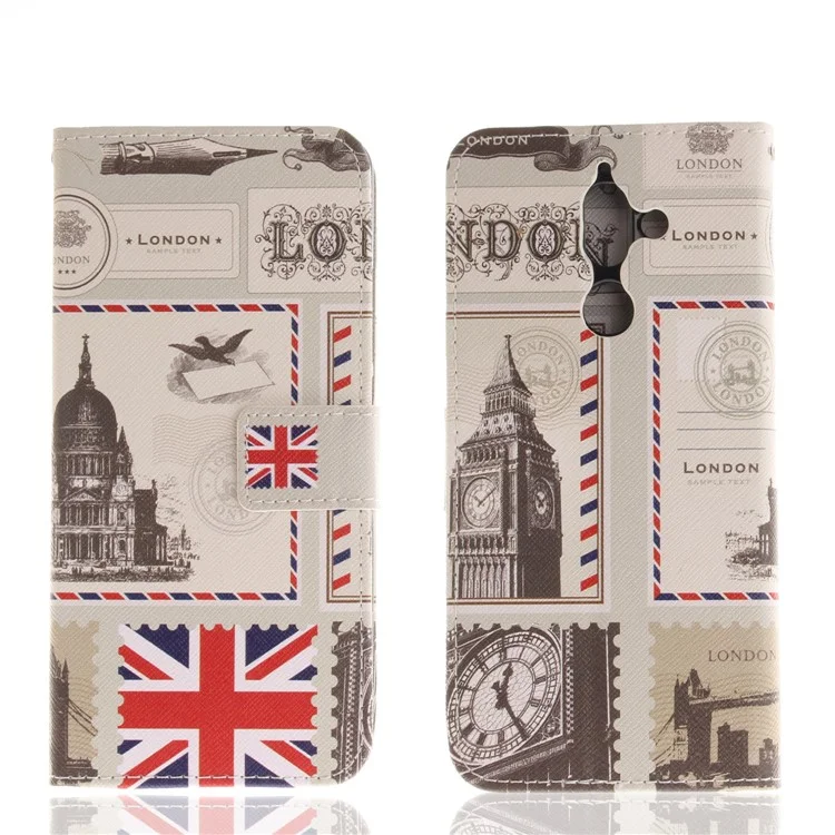 Pattern Printing Wallet Stand PU Leather Cover for Nokia 7 plus - UK Flag