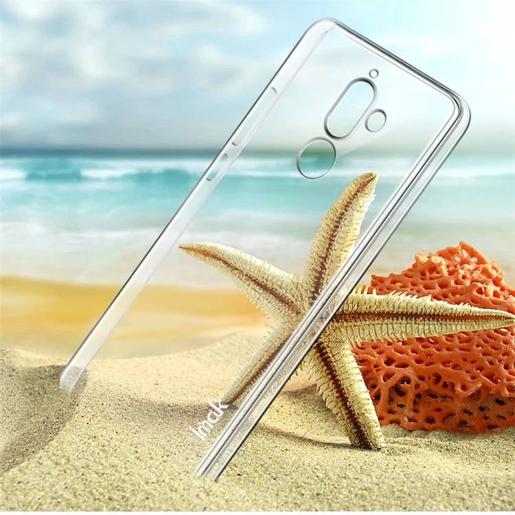 IMAK Crystal Case II Scratch-resistant Clear PC Hard Phone Cover for Nokia 7 plus