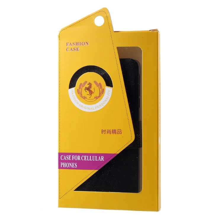 Crazy Horse PU Leather Card Slot Case with Stand for Nokia 3 Built-in Steel Sheet - Black