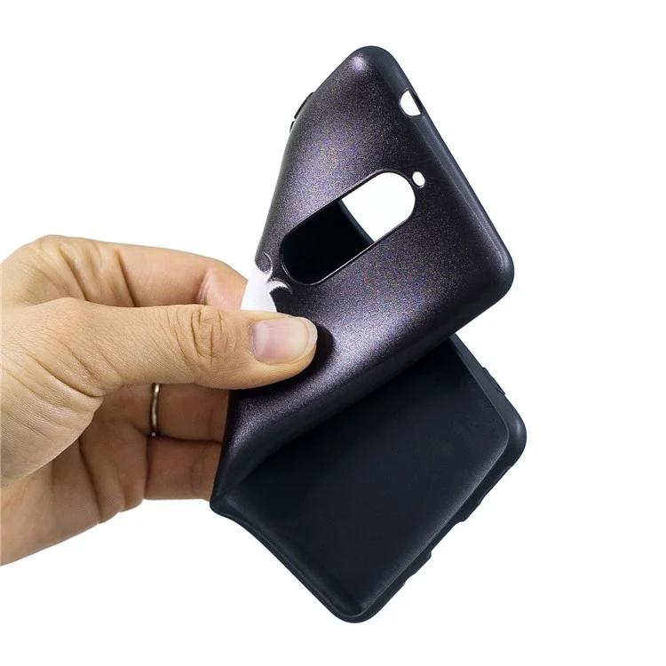 Embossment Patterned TPU Cover Case for Nokia 5.1 - Lovely Panda