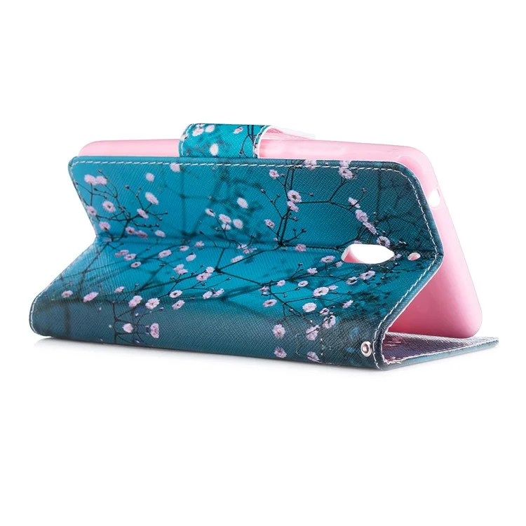 Pattern Printing PU Leather Protection Cell Phone Case for Nokia 2.1 - Wintersweet