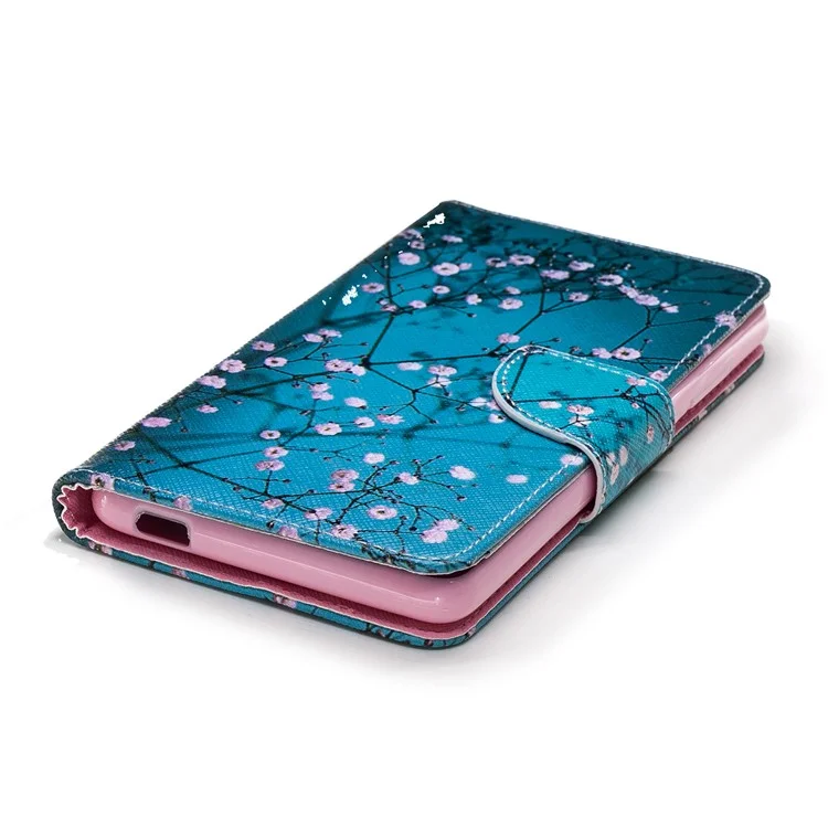 Pattern Printing PU Leather Protection Cell Phone Case for Nokia 2.1 - Wintersweet
