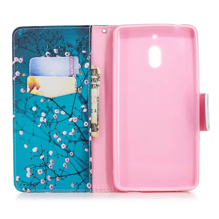 Pattern Printing PU Leather Protection Cell Phone Case for Nokia 2.1 - Wintersweet