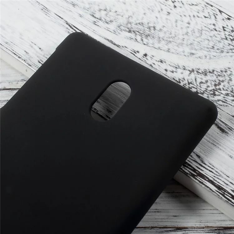 Rubberized Hard PC Case for Nokia 3 - Black