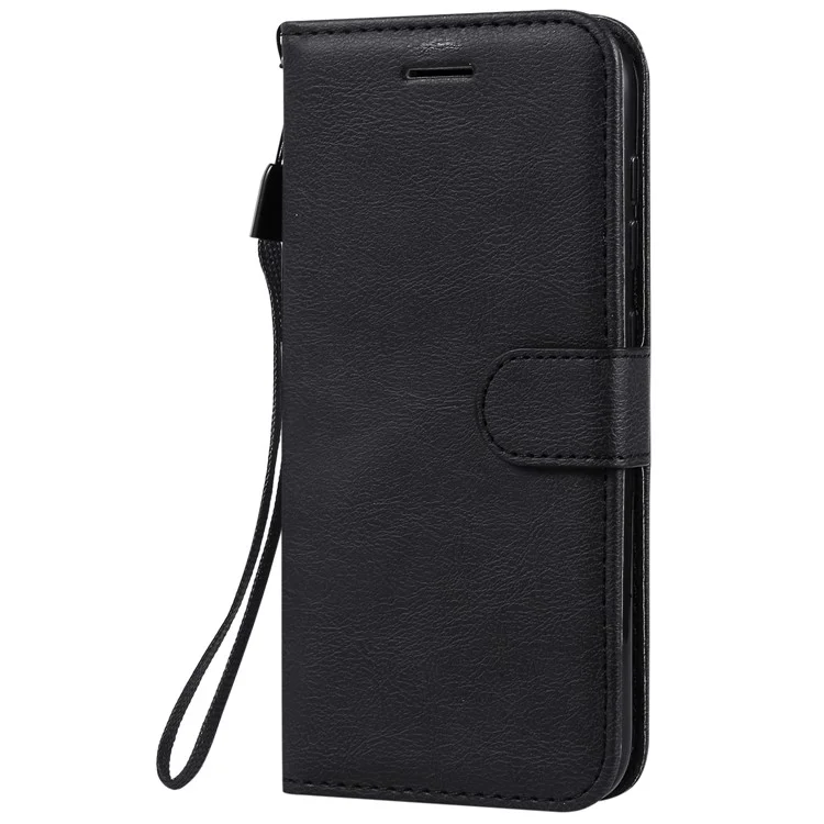 KT Leather Series-2 Wallet Leather Protection Case Para Nokia 4.2 (2019) - Preto