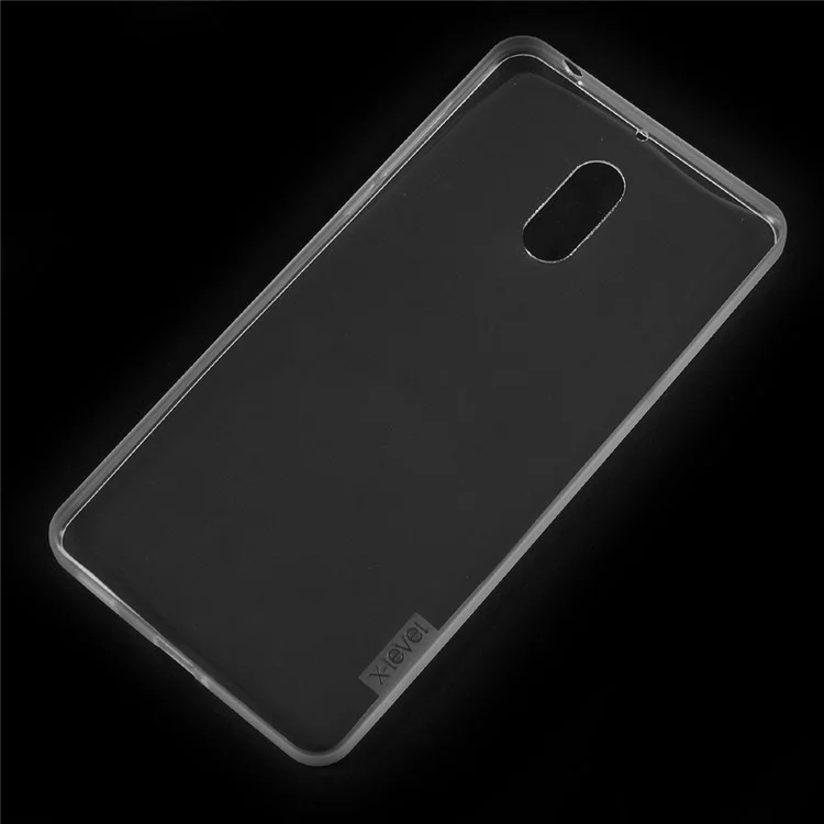 X-LEVEL Anti-skid TPU Mobile Phone Cover for Nokia 6 - Transparent