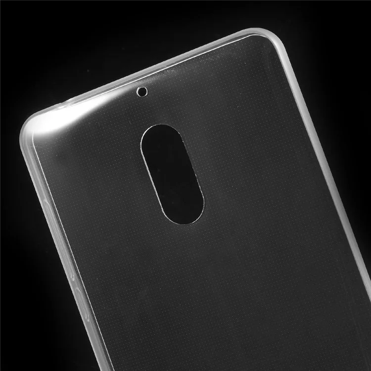 X-LEVEL Anti-skid TPU Mobile Phone Cover for Nokia 6 - Transparent