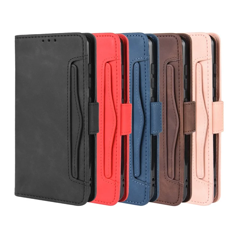 Case de Support en Cuir de Portefeuille Pour Nokia 6.2 / 7.2 - Brun