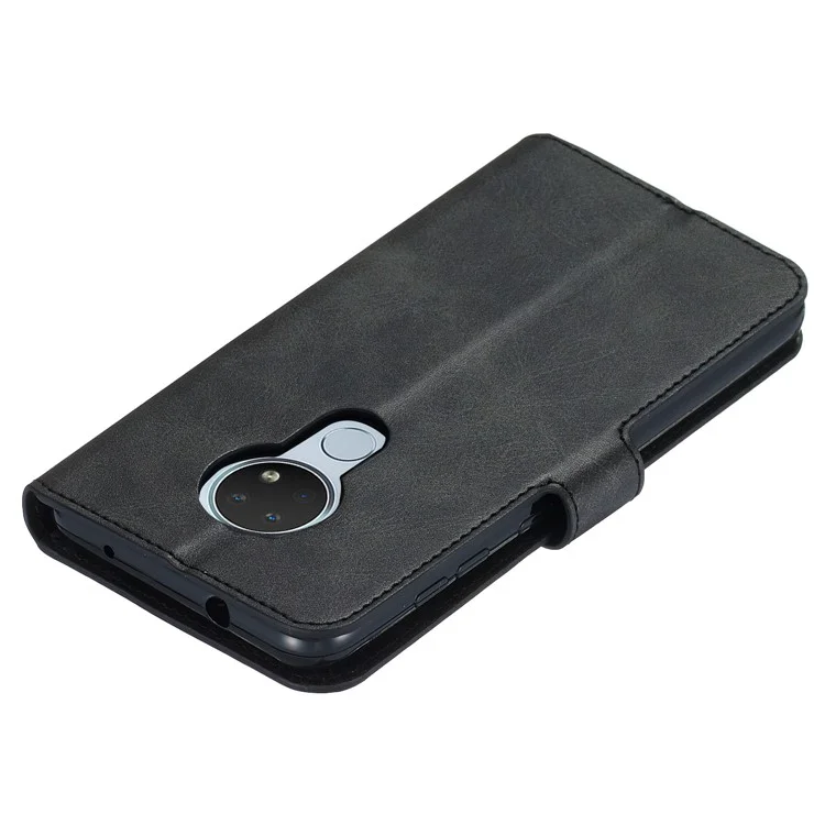 Case de Cuero de Billetera Para Nokia 7.2/6.2 - Negro