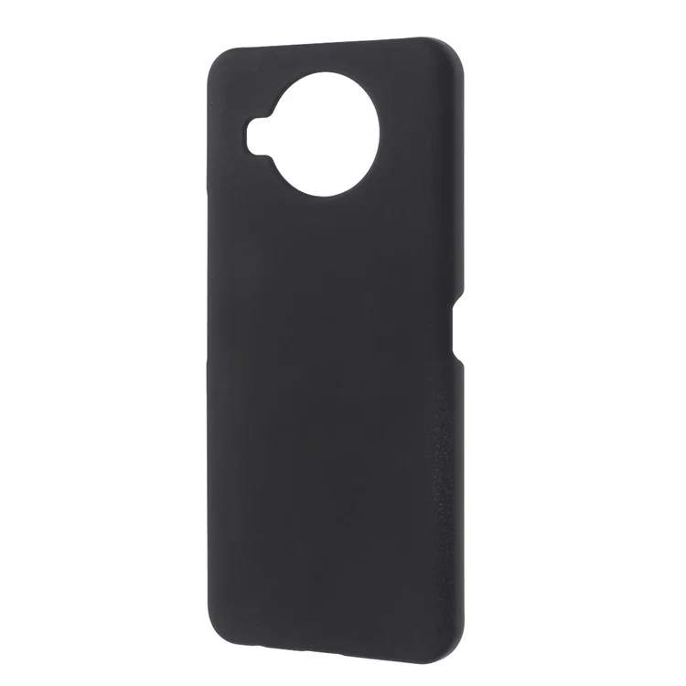 Rubberized PC Back Protector Cover for Nokia 8.3 5G - Black