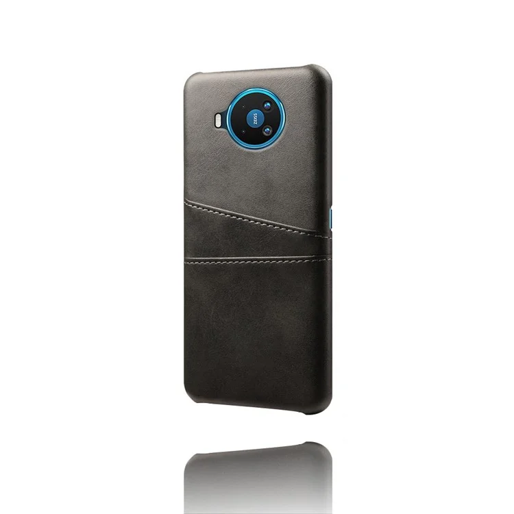KSQ PU Leather Coated PC Protective Shell for Nokia 8.3 5G - Negro