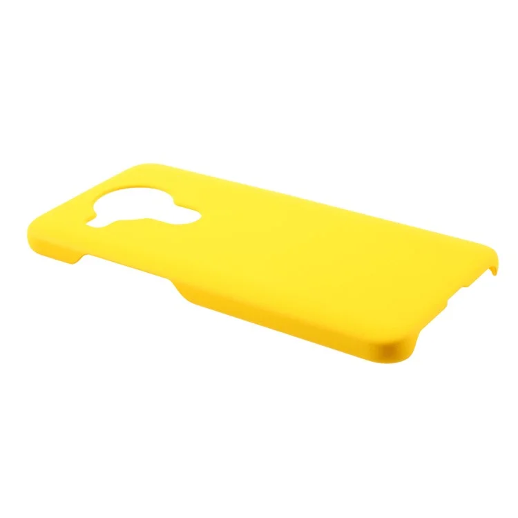 Full Protection Rubberized Plastic Phone Case for Nokia 5.4 - Yellow