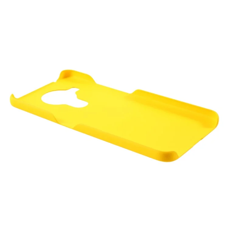 Full Protection Rubberized Plastic Phone Case for Nokia 5.4 - Yellow