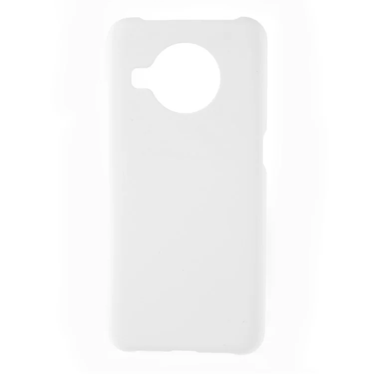 Cassa Del Telefono Cellulare a Gomma Gommata Per Nokia X10 / X20 - Bianca