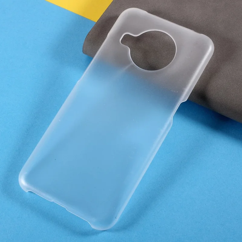 Rubberized Hard PC Cell Phone Case for Nokia X10 / X20 - Transparent