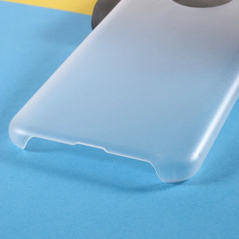 Rubberized Hard PC Cell Phone Case for Nokia X10 / X20 - Transparent