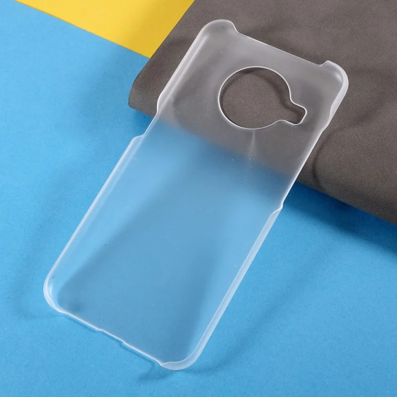 Rubberized Hard PC Cell Phone Case for Nokia X10 / X20 - Transparent