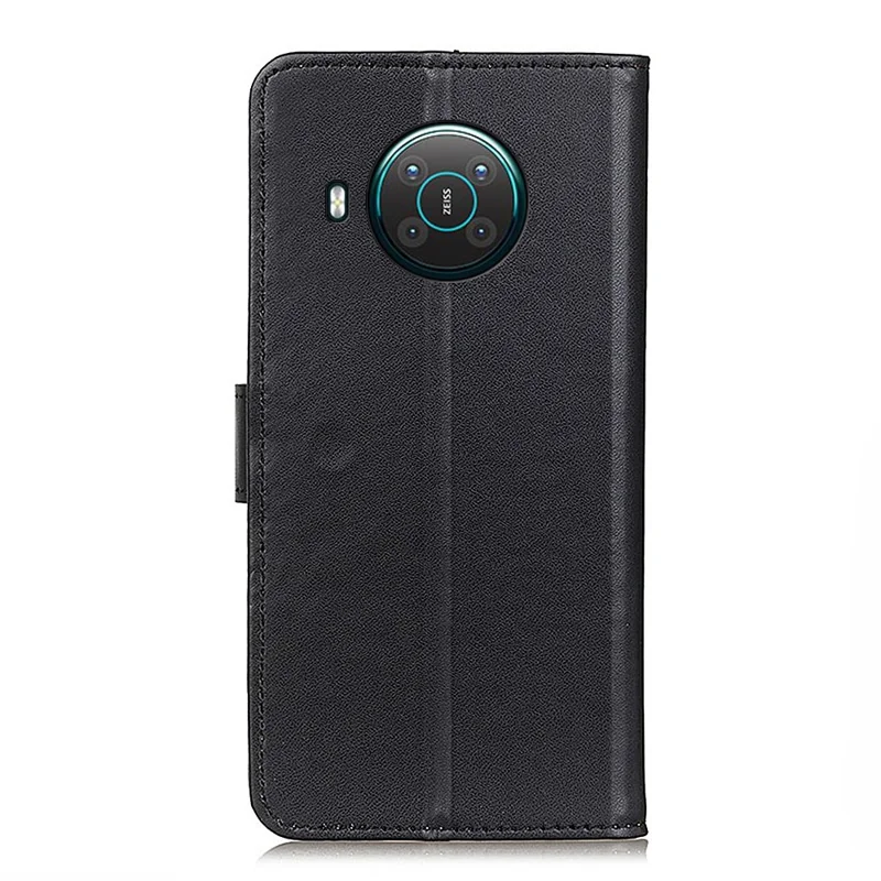Wallet Leather Stand Case for Nokia X20/X10 - Black