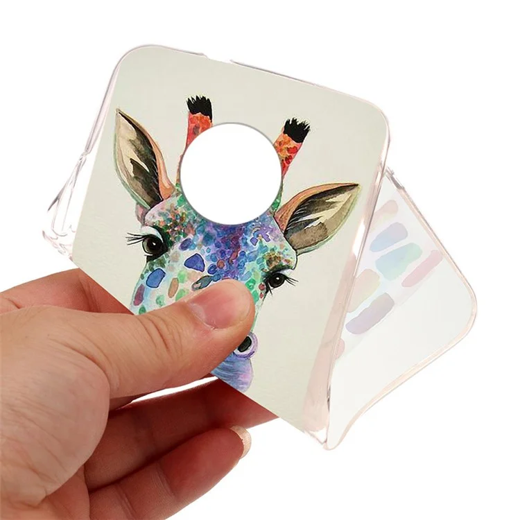 Anti-Scratch Pattern Printing Soft TPU Phone Cover Case for Nokia G10 - Colorful Block