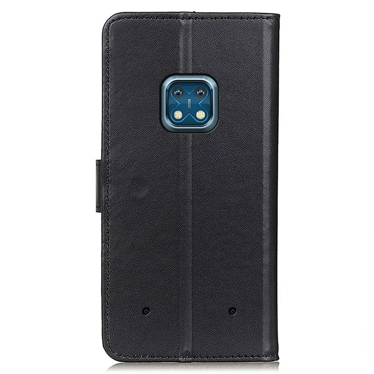 Carteira de Couro de Poliuretano Folio Stand Flip Magnético a Prova de Choque para Nokia XR20 - Preto