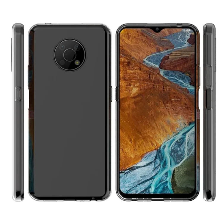 10 Шт. / Упаковка Anti-stres Soft TPU Внутреннее Водяной Знак Free Clear Mobile Case Phone Shell Для Nokia G300