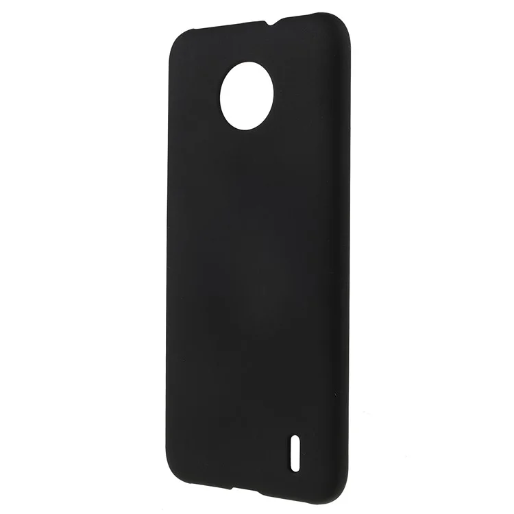 Light Slim Gommatizzati in Gomma Antigruppo Antiscivolo Custodia Per PC Dura Per Nokia C10/C20 - Nero
