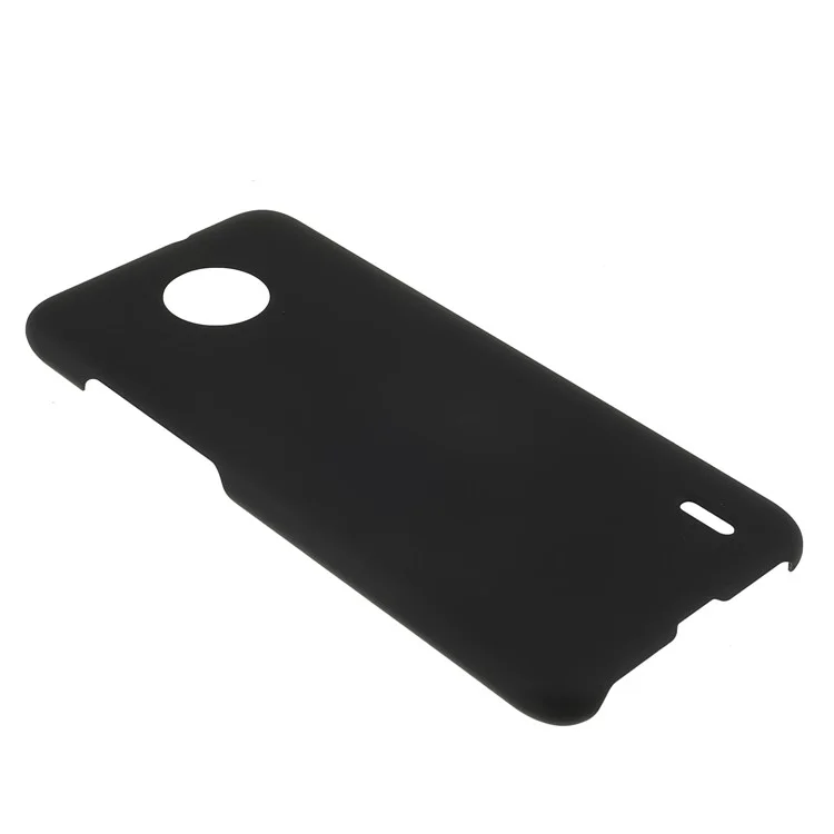 Light Slim Gommatizzati in Gomma Antigruppo Antiscivolo Custodia Per PC Dura Per Nokia C10/C20 - Nero