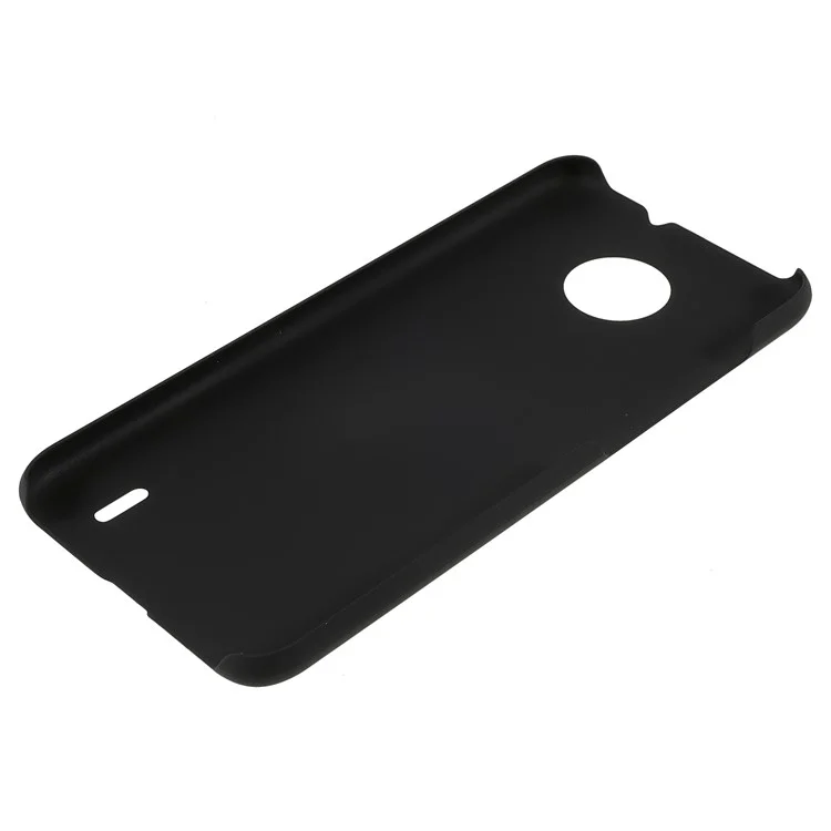 Light Slim Gommatizzati in Gomma Antigruppo Antiscivolo Custodia Per PC Dura Per Nokia C10/C20 - Nero