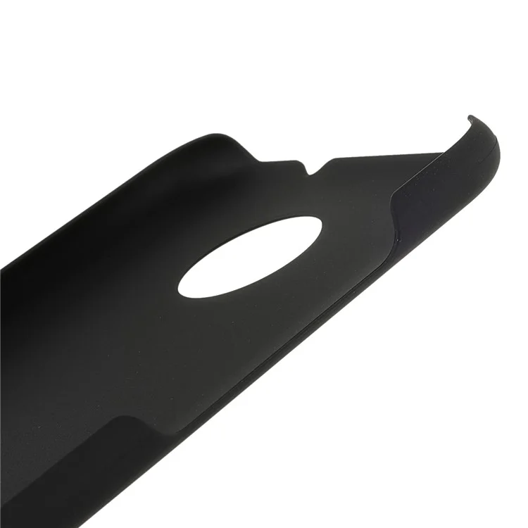 Light Slim Gommatizzati in Gomma Antigruppo Antiscivolo Custodia Per PC Dura Per Nokia C10/C20 - Nero