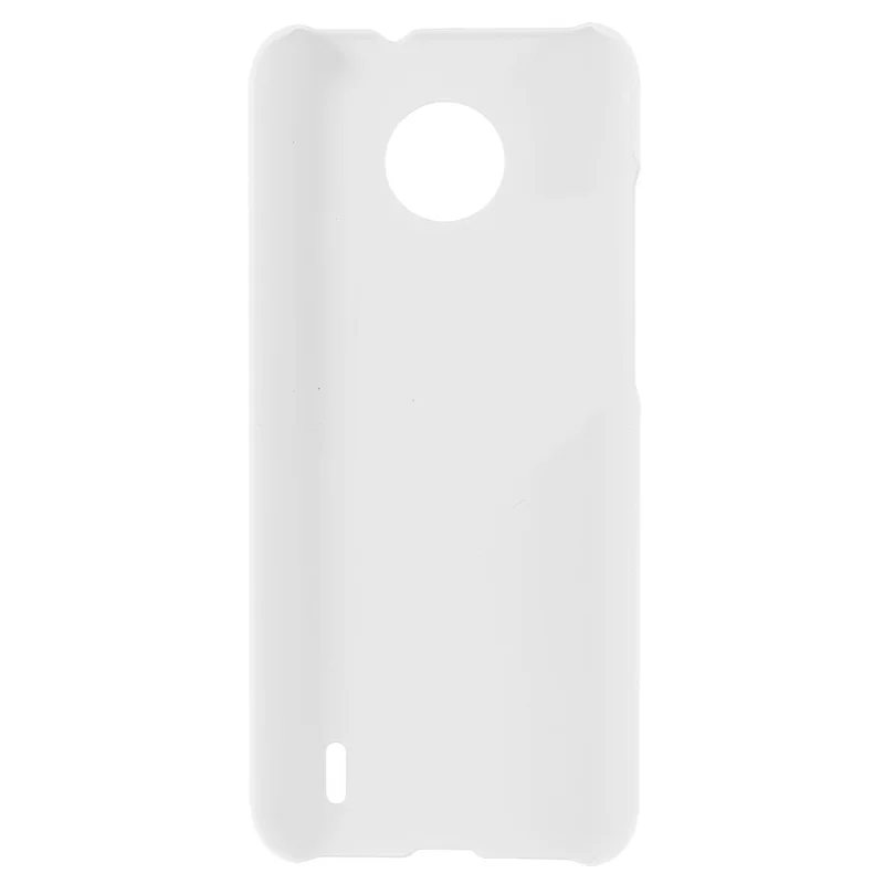 Light Slim Rubberized Anti-Scratch Phone Drop-proof Hard PC Phone Case for Nokia C10/C20 - White