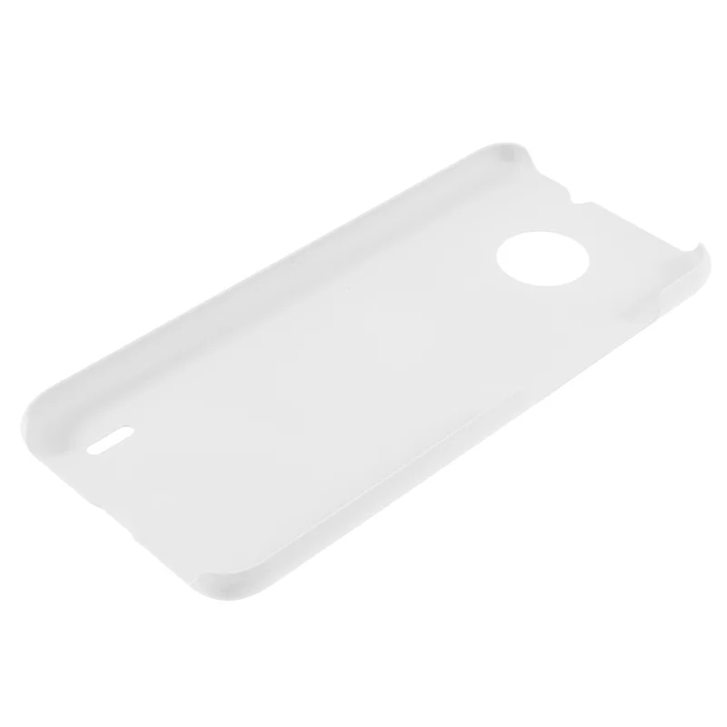 Light Slim Rubberized Anti-Scratch Phone Drop-proof Hard PC Phone Case for Nokia C10/C20 - White