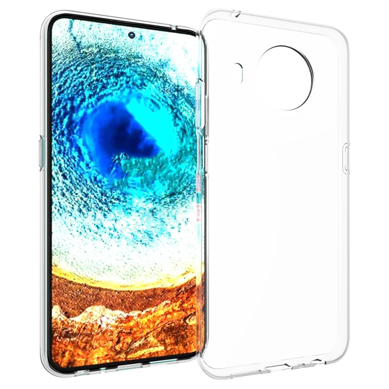10Pcs / Pack Scratch-resistant TPU Phone Case Inner Watermark-Free Phone Covering for Nokia X20 / X10