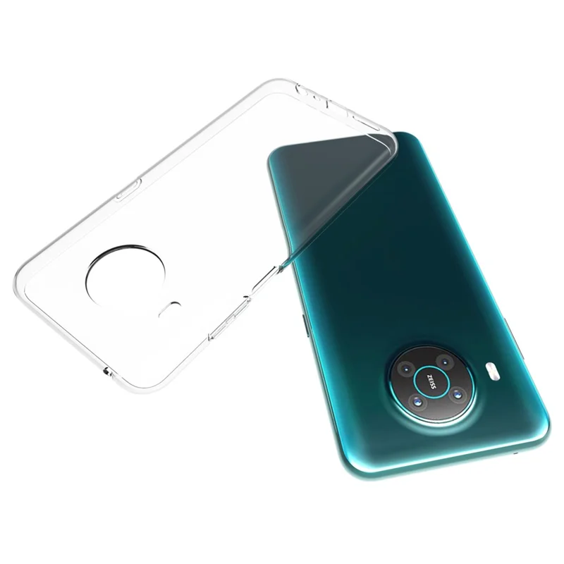10Pcs / Pack Scratch-resistant TPU Phone Case Inner Watermark-Free Phone Covering for Nokia X20 / X10
