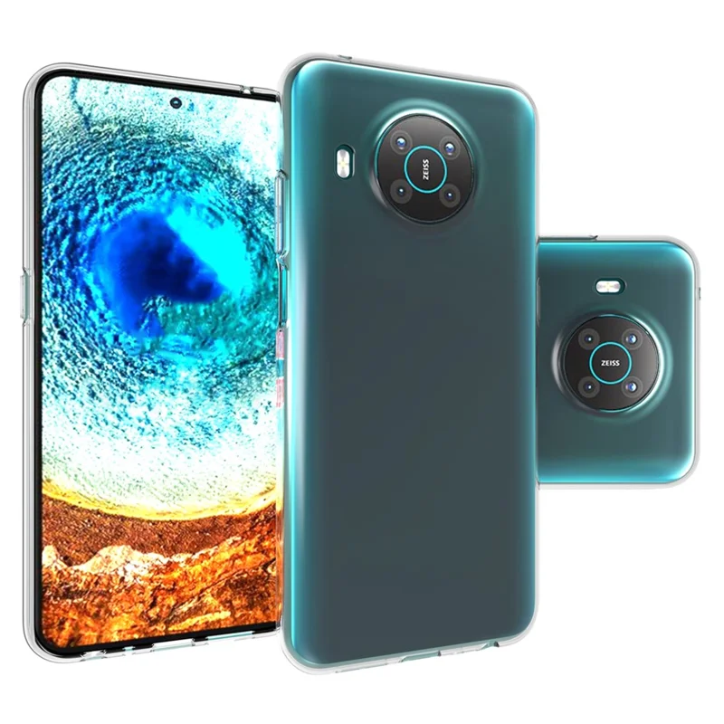 10Pcs / Pack Scratch-resistant TPU Phone Case Inner Watermark-Free Phone Covering for Nokia X20 / X10