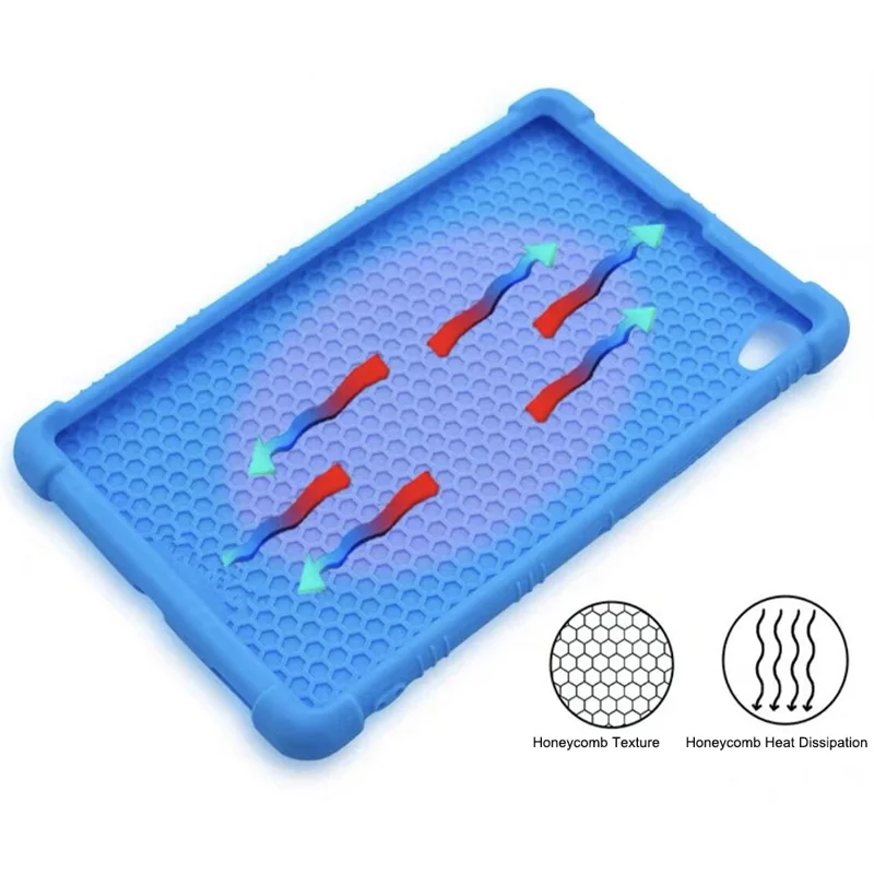 Guscio Flessibile in Silicone per Nokia T20 Cover con Supporto Pieghevole - Viola