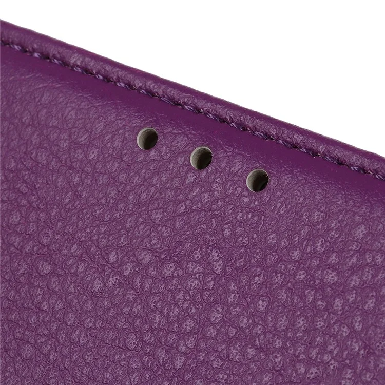 For Nokia G11/G21 Litchi Texture PU Leather Case Wallet Stand Drop-resistant Phone Cover - Purple