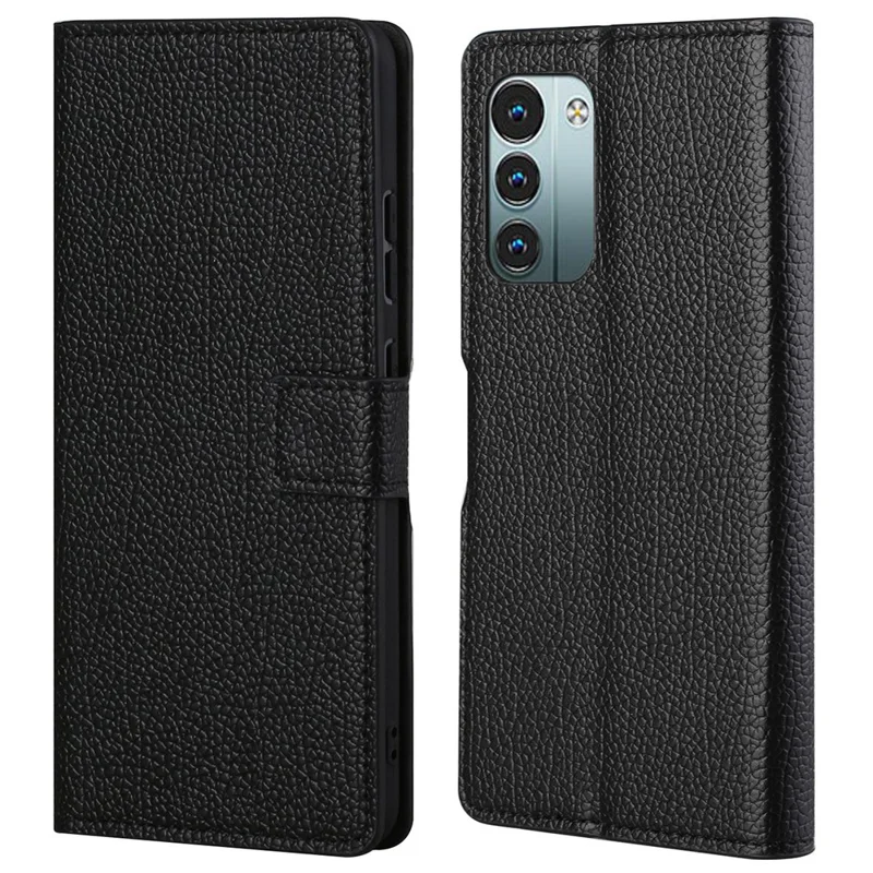For Nokia G11 / G21 Litchi Texture Wallet Case Shockproof PU Leather Stand Phone Cover