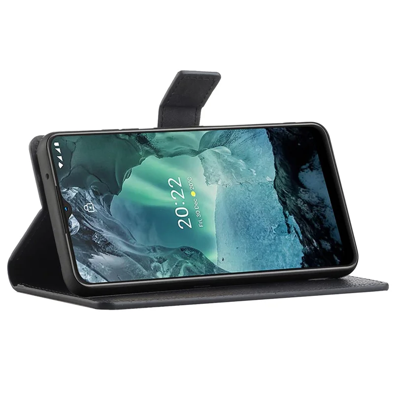For Nokia G11 / G21 Litchi Texture Wallet Case Shockproof PU Leather Stand Phone Cover