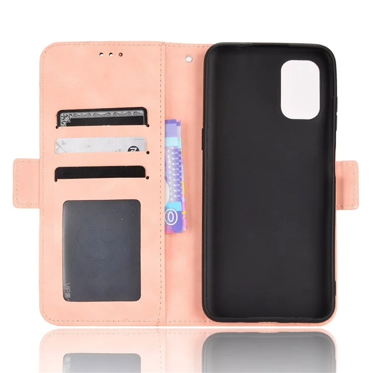 Para Nokia G21 / G11 Magnetic Multi-functional Flip PU Leather Case Wallet Book Stand Folio Card Holder Phone Cover - Pink