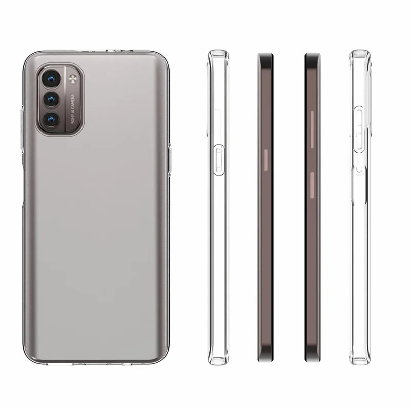 10pcs / Paket Schutzhülle Für Nokia G21, Klare TPU Präzise Ausschnitte Innen Wasserzeichen-freie Anti-Drop-Telefonabdeckung