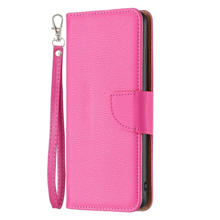 BF Leather Case Series-3 Para Nokia G11/G21 Case de Teléfonos Celulares Litchi Textura PU Cubierta de Cuero Billetera de Teléfono Bien Protegido Con Soporte - Rosa