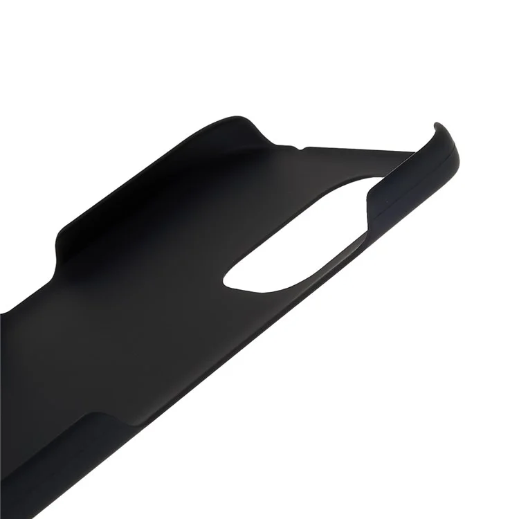 For Nokia G21/G11 Rubberized Glossy Surface Protective Cover Light Slim Hard PC Mobile Phone Case - Black