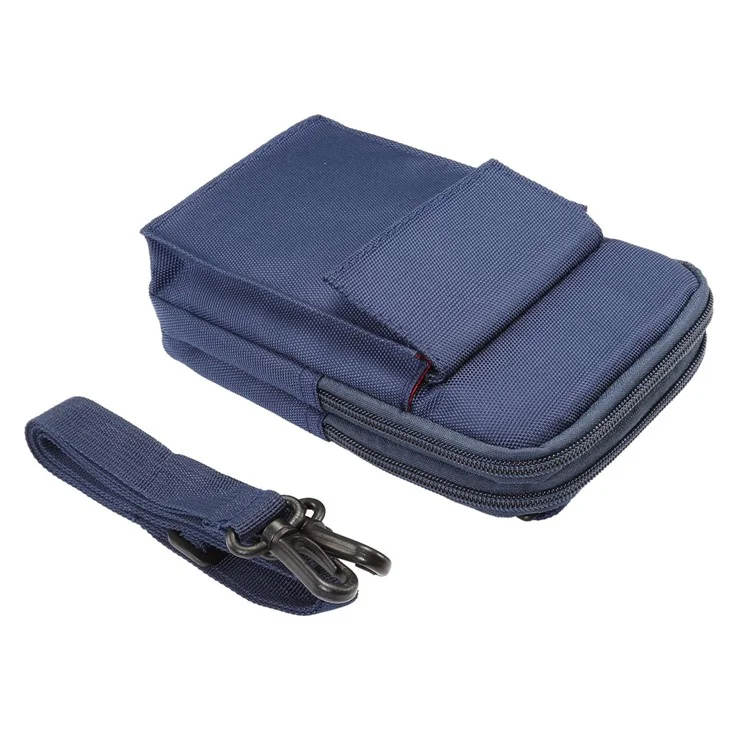 Paquete Táctico De 6,4 Pulgadas Molle De Molle Paquete De La Plataforma De La Plataforma De La Gadget De La Plataforma Con El Funda Del Teléfono Celular - Azul Oscuro