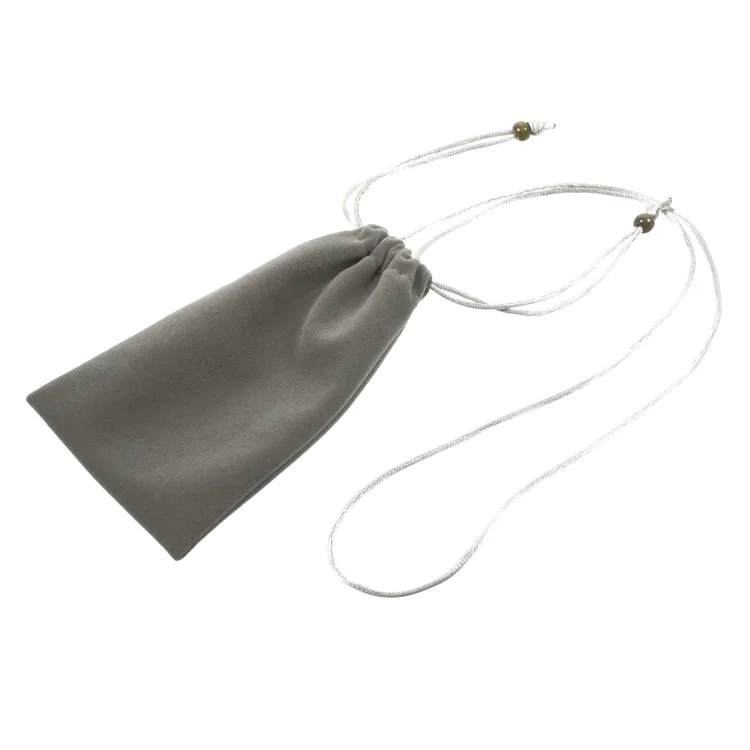 100Pcs/Lot Velveteen Drawstring Pouch Bags for iPhone 8 Plus / 7 Plus / 6s Plus /6 Plus, Size: 11 x 16.5cm